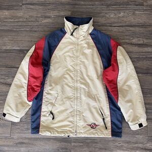 VTG DRIFT BOARDWEAR ZIPPER SKI JACKET PERFORMANCE POCKETS FULL LINER MEN M-L EUC